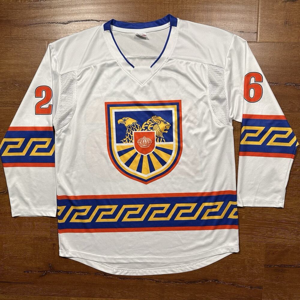 Los Angeles Kings 2026 Armenian Heritage Night Hockey Jersey Mens L White LA SGA